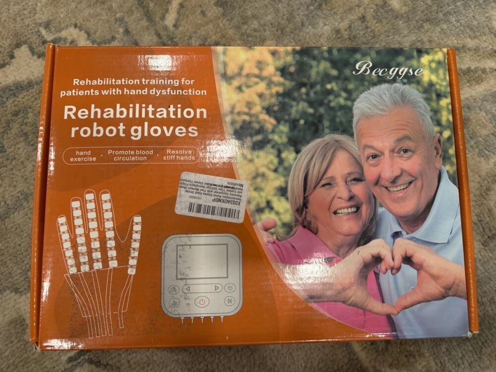 Becggse Rehabilitation Robot Gloves Hand Stroke Recovery Equipment (right - XL)